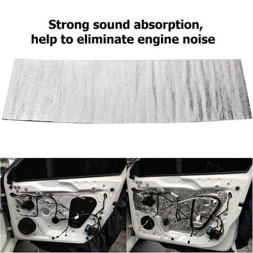 Car Sound Deadening Mat 200cm*50cm*10mm, Self Adhesive Van Insulation, Car Sound Proofing, Proof Insulated Moistureproof Waterproof, Car Noise Control Acoustic Dampening Mat (Container Product Without Box) - Imported from UK